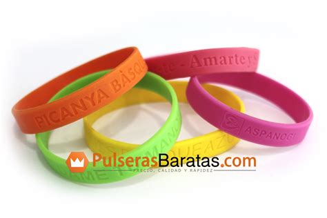 Pulseras De Silicona Personalizadas Pulserasbaratas