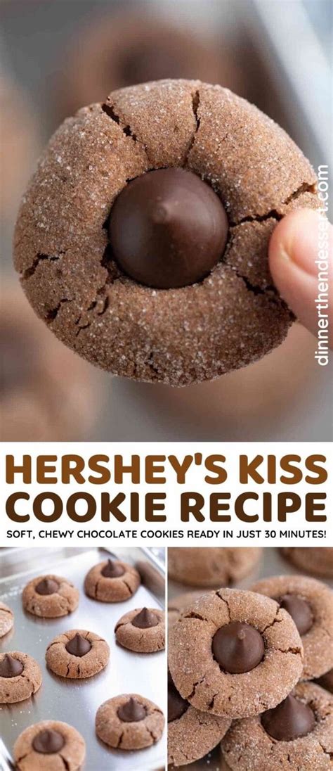 Hershey S Kiss Cookies Recipe [video] Dinner Then Dessert