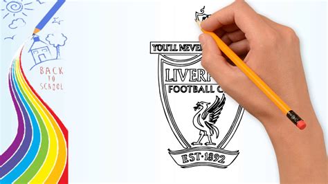 How To Draw How To Draw Liverpool Badge Drawing The Liverpool Logo