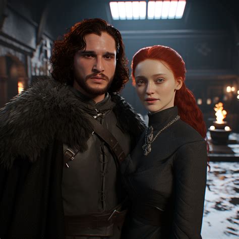 Sansa Stark And Jon Snow By Braydenjaselle On Deviantart