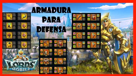 ARMADURA Para Castillo TRAMPA 3 OPCIONES F2P ARMADURA MIX Lords