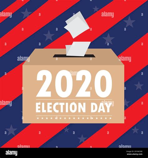 USA election day poster. Vote 2020 - Vector illustration Stock Vector Image & Art - Alamy