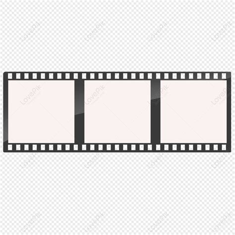 Рамка для фото фотопленка на прозрачном фоне