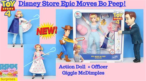 Disney Pixar Toy Story 4 Epic Moves Bo Peep Doll Giggle Mcdimples