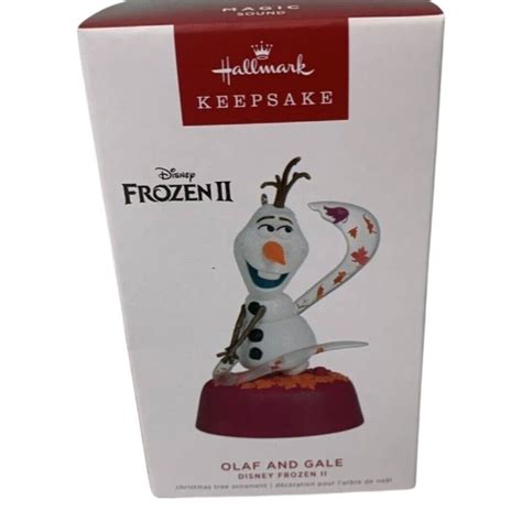 Hallmark Christmas Ornament Olaf And Gale Didney Frozen 2022 NIB Free