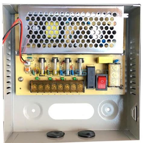 Bloc Alimentation pour Caméra de surveillance 12V 10A alimentation 12v