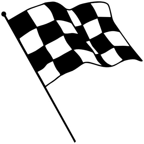 Checkered Racing Flag Sticker