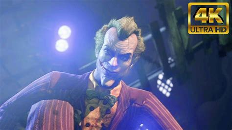 Batman Arkham City Batman Vs Joker Boss Fight 4k 60fps Youtube