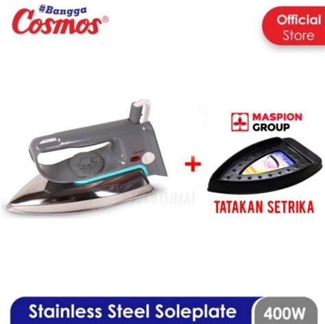 Promo Setrika Cosmos Cis F Stainless Electric Iron Cosmos