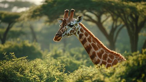 giraffe   african savanna  gentle giant  symbol   african