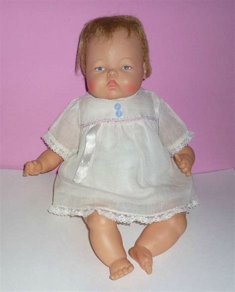 1961 Tiny Thumbelina Doll Original Dress Working Knob Vintage