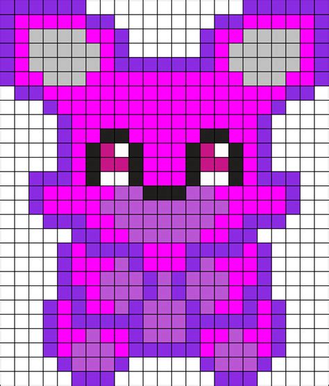 Chibi Bonnie FNAF Perler Bead Pattern Bead Sprite Melty Bead Patterns