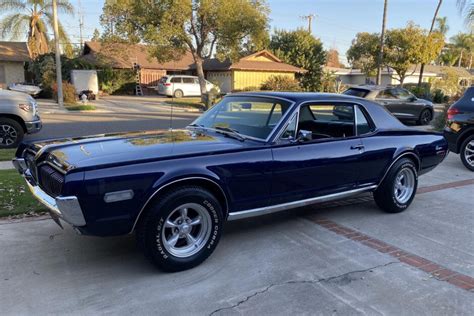 For Sale 1968 Mercury Cougar Midnight Blue Metallic 302ci V8 3