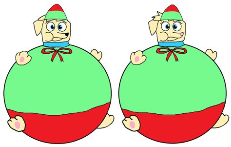 Christmas Balloon Ella and Tuck by Lahmom2000 on DeviantArt