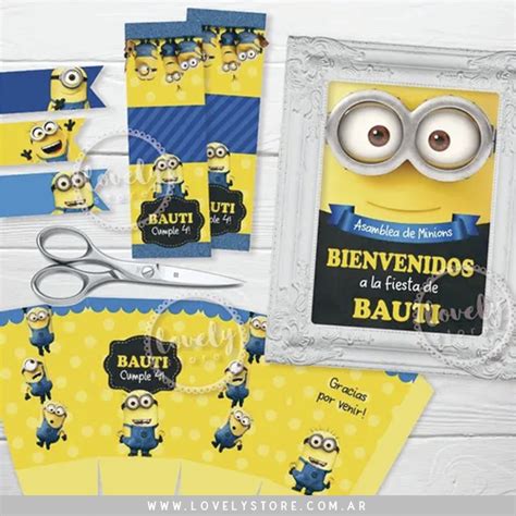 Kit Imprimible Minions Lovely Store