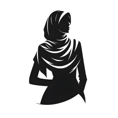 Premium Vector A Blackcolored Vector Silhouette Of A Fashionable