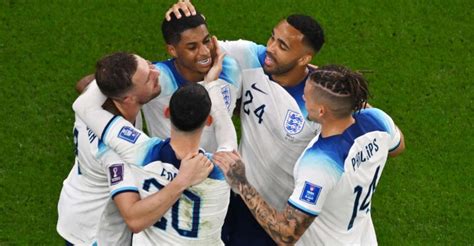 England roar into last 16 as Rashford scores twice in 3-0 Wales rout ...