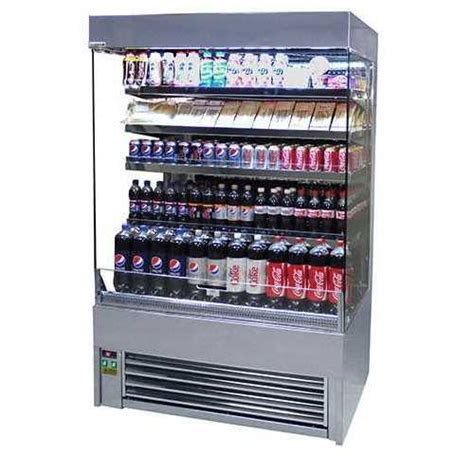 Multideck Display Fridge ECO MD60 100 Silver Steel Slimline 1000mm