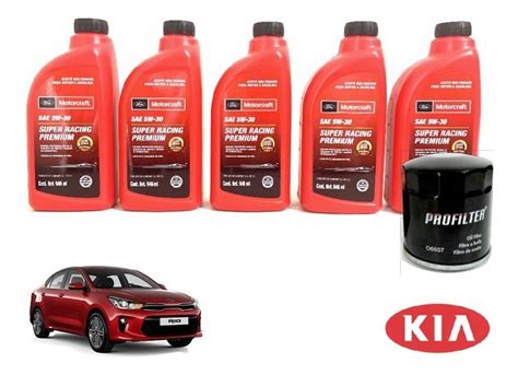 Kit Aceite W Y Filtro Kia Rio Sedan L Premium Rc Meses Sin