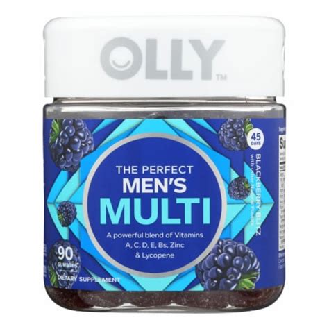 Olly - Vitamins Multi Mens Blkbr - 1 Each - 90 CT, Case of 1 - 90 CT ...