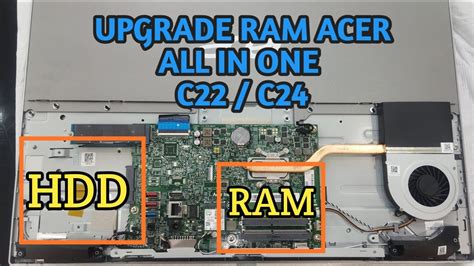 UPGRADE RAM ACER ALL IN ONE AIO C22 1650 TAMBAH RAM 4GB Menjadi 8Gb