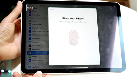 How To Set Up Touch Id On Ipad 2024 Youtube