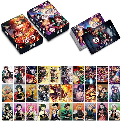 Pcs Demon Slayer Lomo Card Photocards Collection Cards Anime Kimetsu