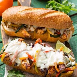 Chicken Fajita Submarine Sandwiches Artofit