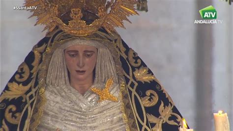 La Virgen De Los Dolores Del Cerro Del Águila Saliendo De Catedral