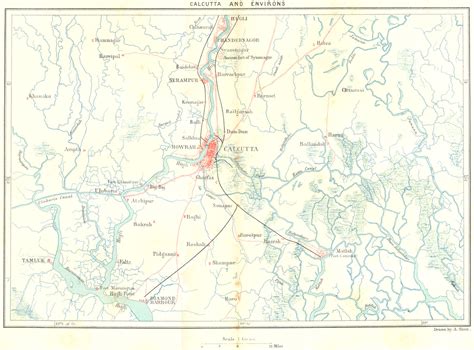 SHIMLA Dehra Dun Sivalik Gates Ganges Jamna C1885 Old Antique Map Chart