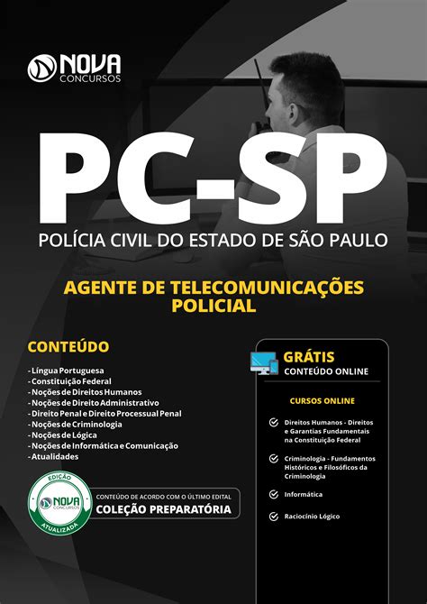 Apostila PC SP 2020 Agente de Telecomunicações Policial