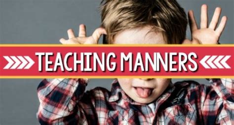 Teaching Manners In Preschool