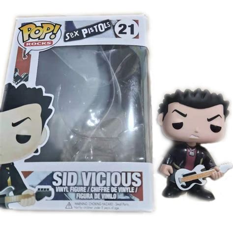 Funko Pop Sex Pistols Sid Vicious Vinyl Boneco Brinquedos Mercado