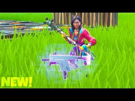 New Burst Smg Gameplay Leaked Fortnite Battle Royale Youtube