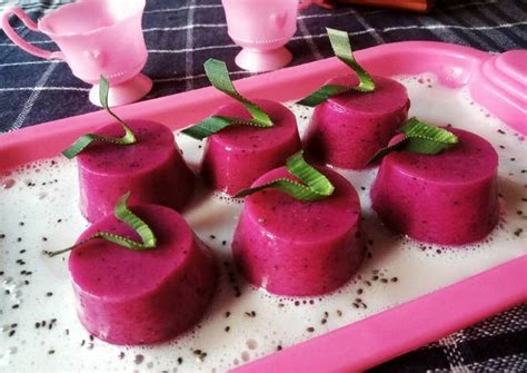 Resep Puding Buah Naga Mpasi 1 Oleh My Kitchen Story Cookpad