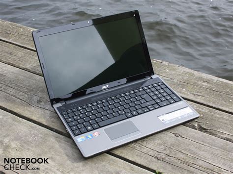 Review Acer Aspire Tg Notebook Notebookcheck Net Reviews