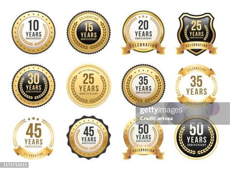 happy anniversary badge   premium high res pictures getty images