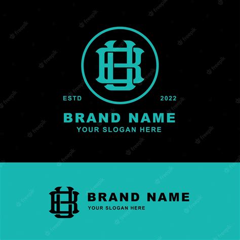 Premium Vector Letters Bu Or Ub Monogram Template Logo Initial For