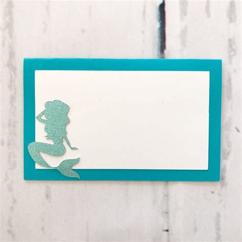 Mermaid Food Labels Mermaid Place Cards Mermaid Food Tents Etsy