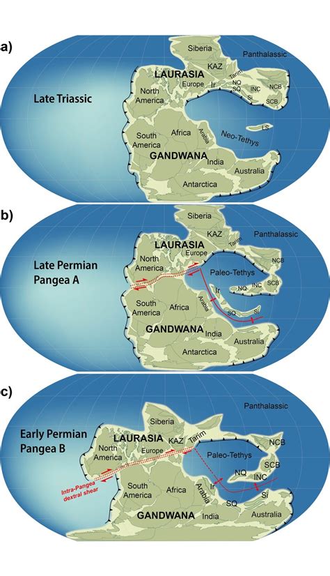 Paleogeographic Reconstruction Of The Drift Of The Cimmerian Terranes