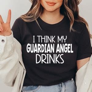 I Think My Guardian Angel Drinks Svg Sarcastic Svg Sassy Svg Funny