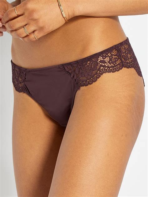 Culotte Mojito Lingerie Marron Bordeaux Kiabi