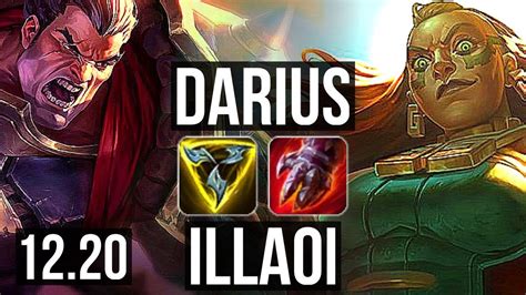 DARIUS Vs ILLAOI TOP 7 Solo Kills 1200 Games 10 2 1 Dominating