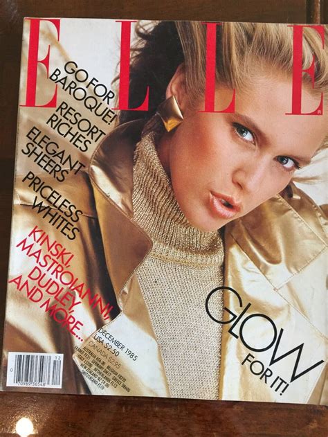 Elle Magazine Rare December 1985 Ashlee Richardson Ebay Ashley