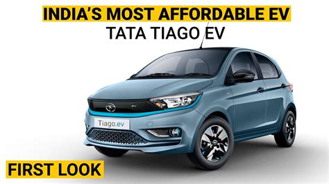 Tata Tiago Ev First Look Youtube