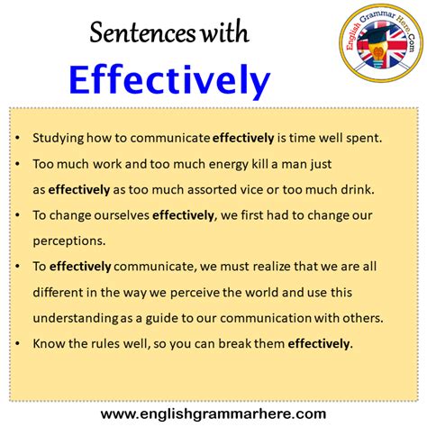 sentences  effectively effectively   sentence  english