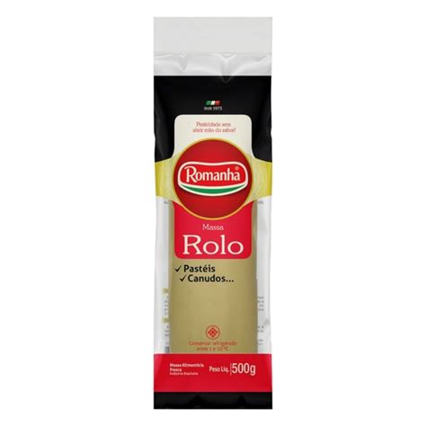 Massa Rolo Romanha Pacote 500g TaíMax Ji paraná