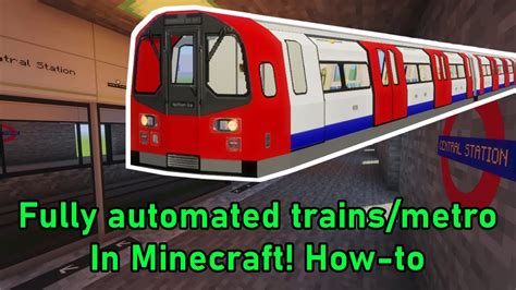 How To Create Automated Railways In Minecraft Minecraft Transit