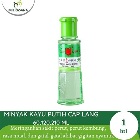 Jual Minyak Kayu Putih Cap Lang 60 Ml 120 Ml 210 Ml Shopee