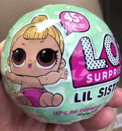 Lol Surprise Series 2 Wave 1 Lil Sister Balls Action Figure Toys T L O L Suprise Dolls From